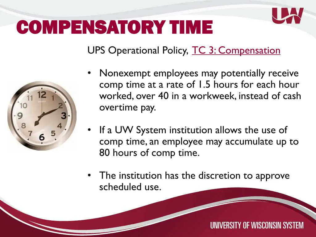 compensatory time compensatory time