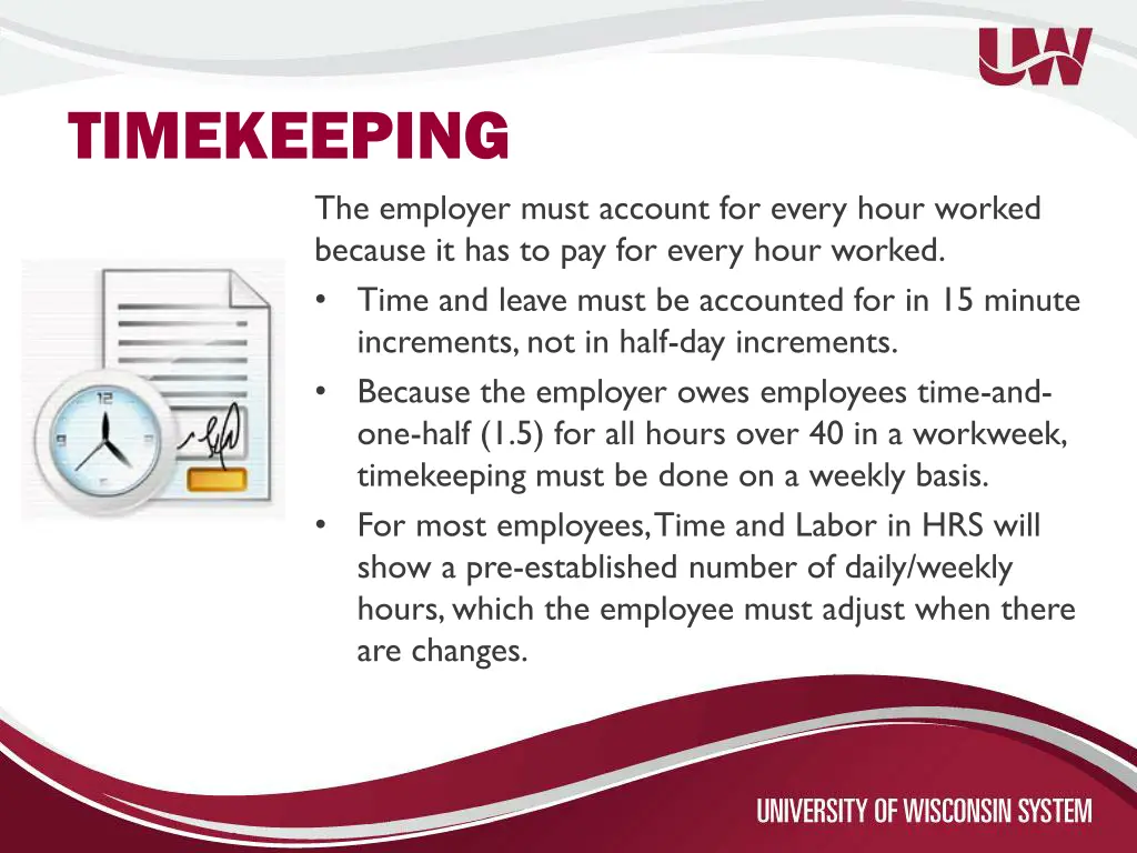 timekeeping