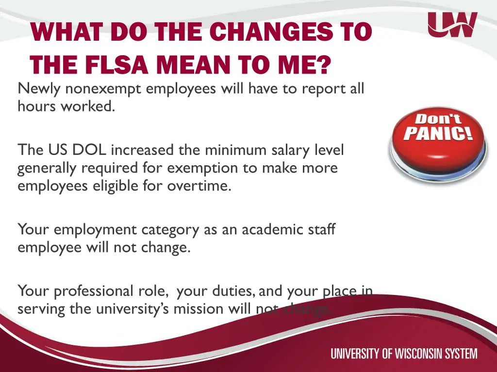 what do the changes to the flsa mean to me newly