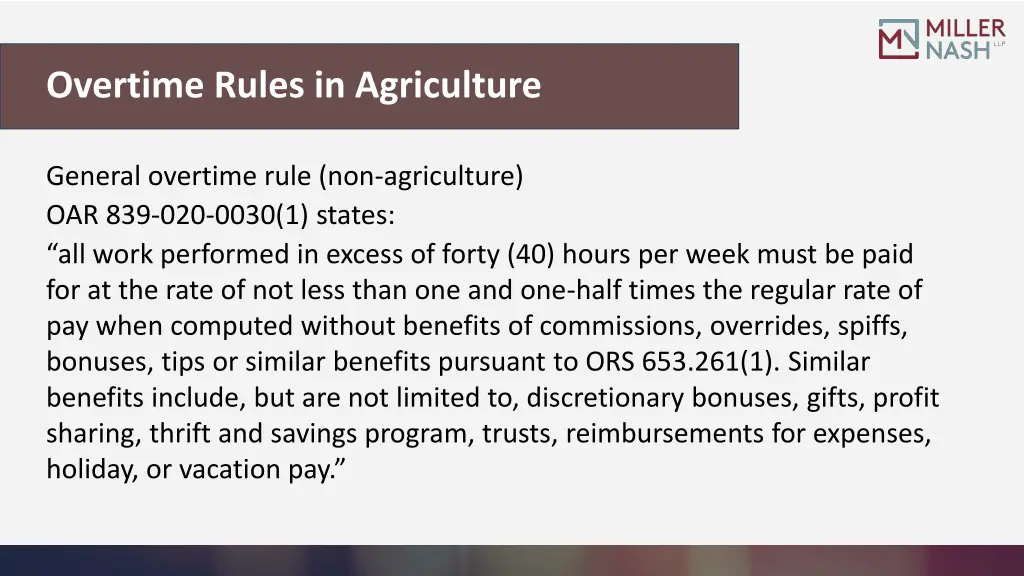 overtime rules in agriculture 5