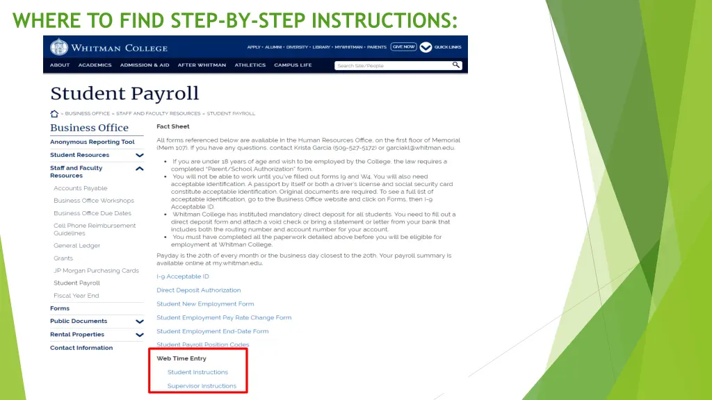 where to find step by step instructions
