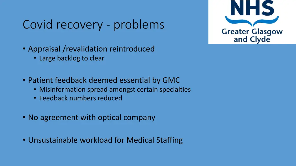 covid recovery problems