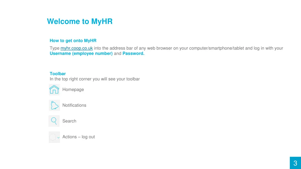 welcome to myhr