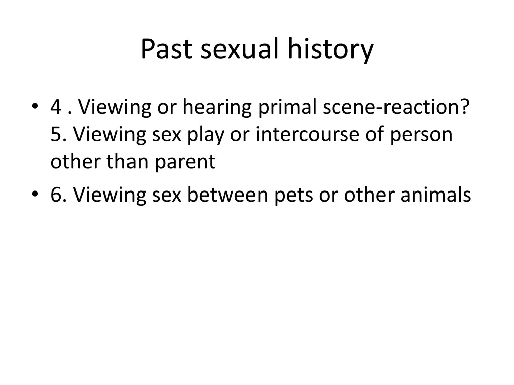 past sexual history 1