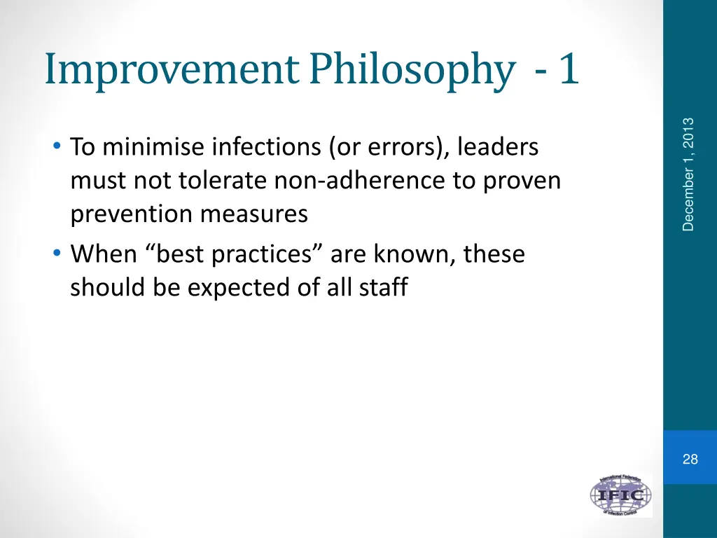 improvement philosophy 1