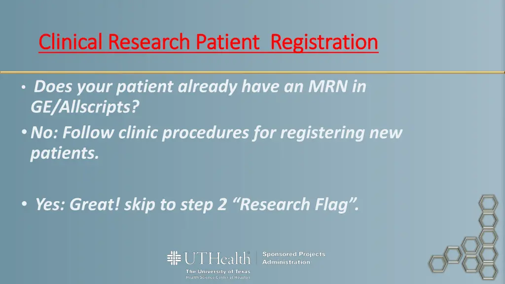 clinical research patient registration clinical 1