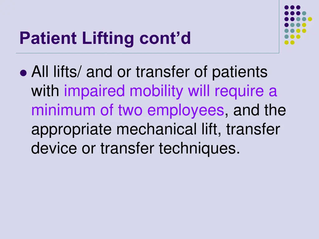 patient lifting cont d 2