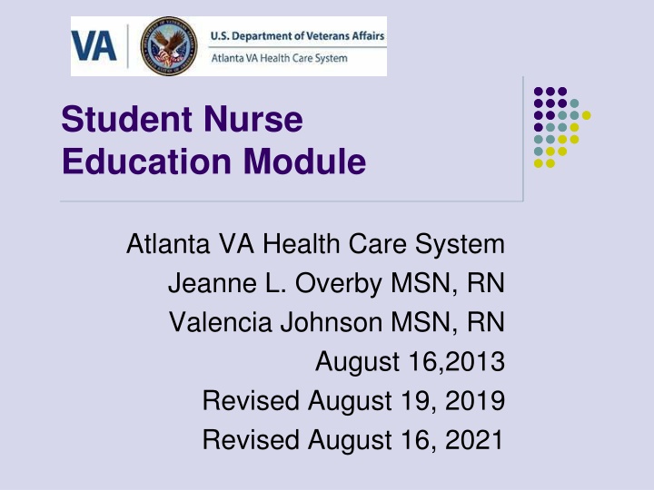 student nurse education module