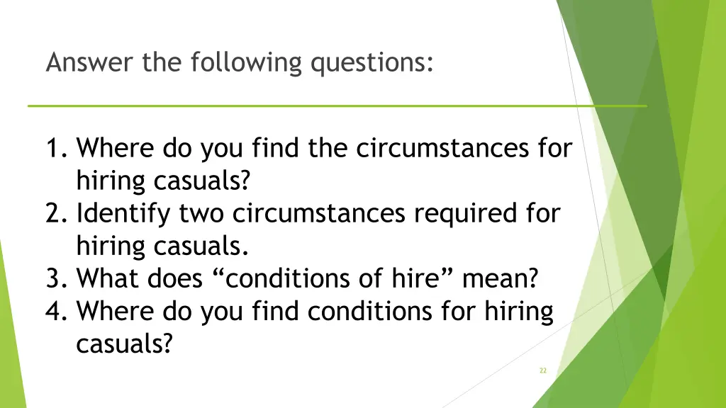 answer the following questions 1