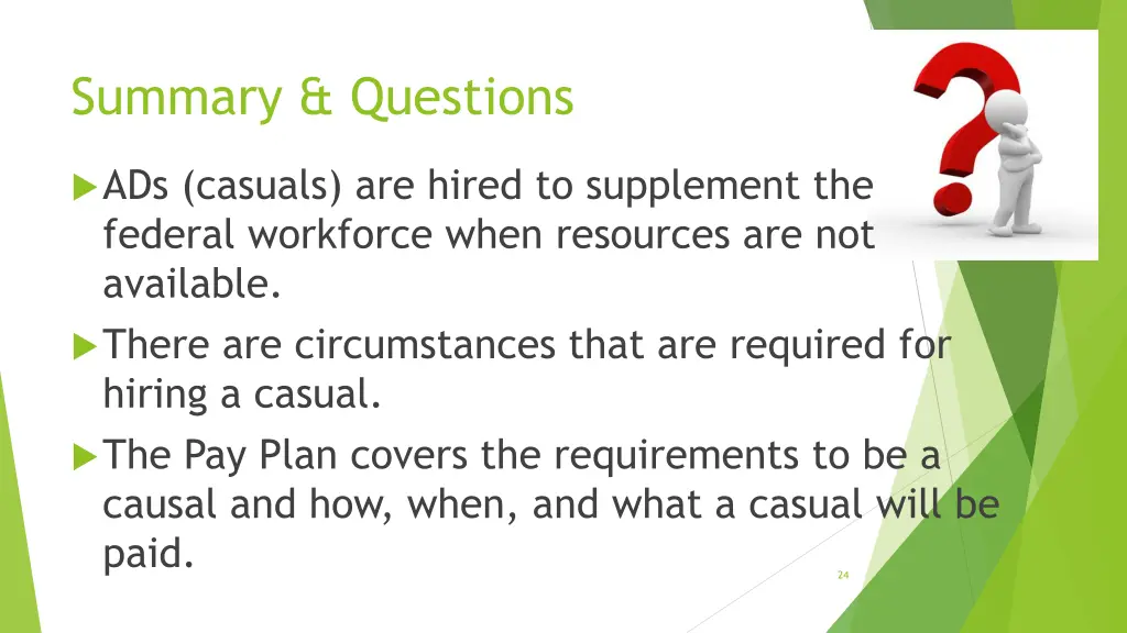 summary questions