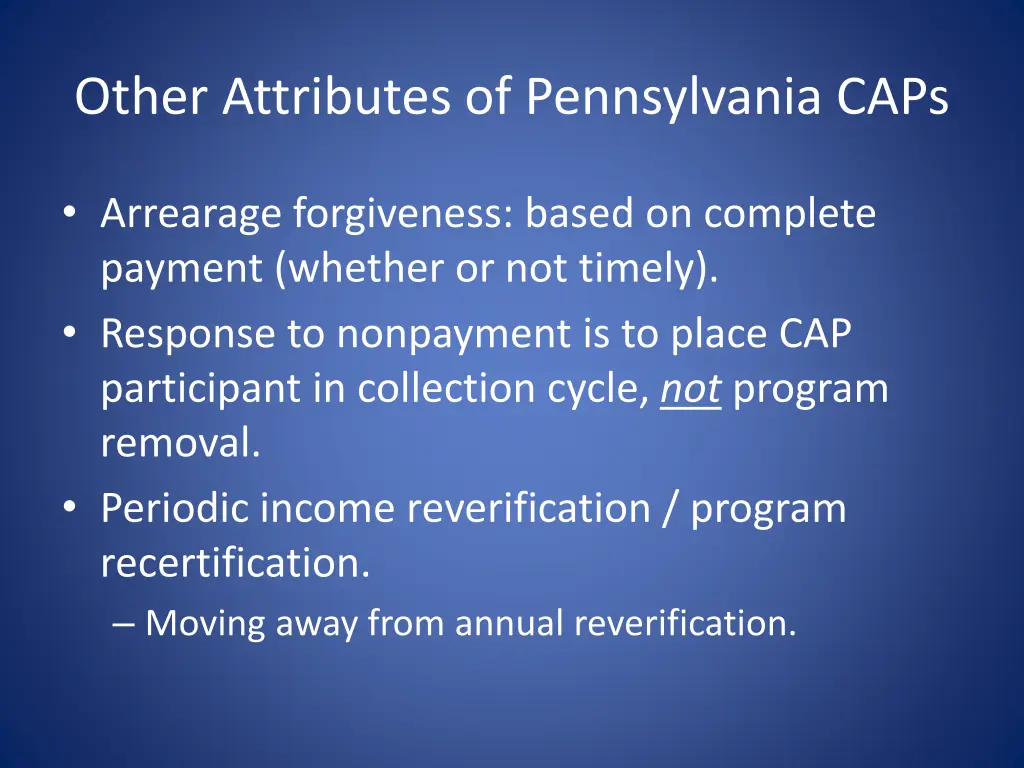 other attributes of pennsylvania caps
