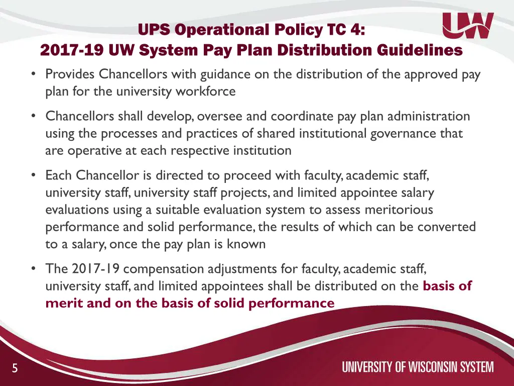 ups operational policy tc 4 2017 19 uw system