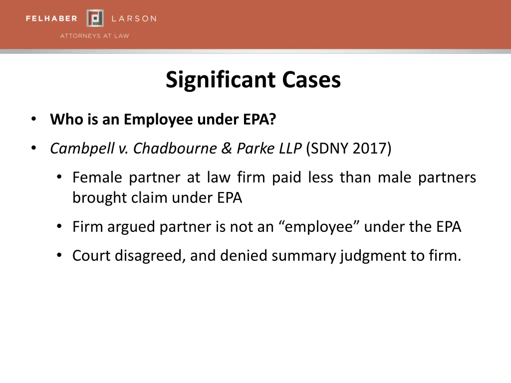 significant cases 8