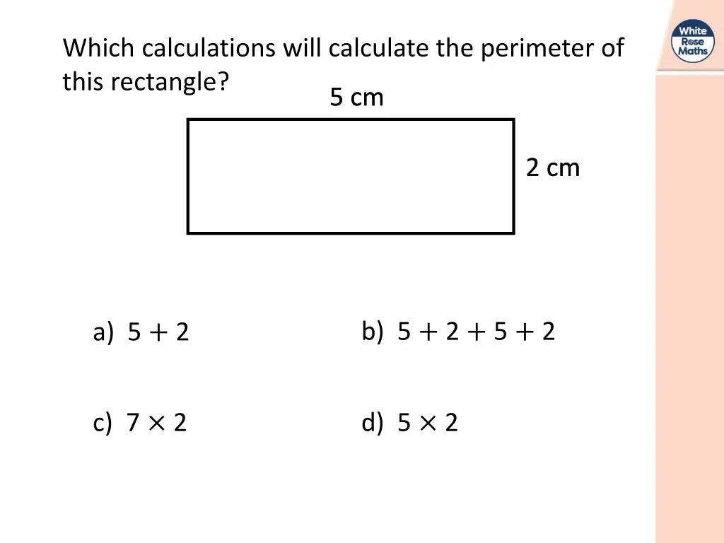 which calculations will calculate the perimeter