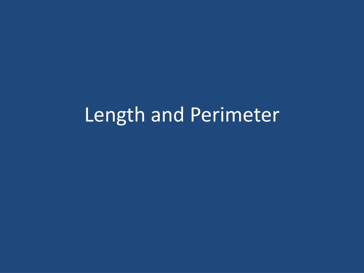 length and perimeter