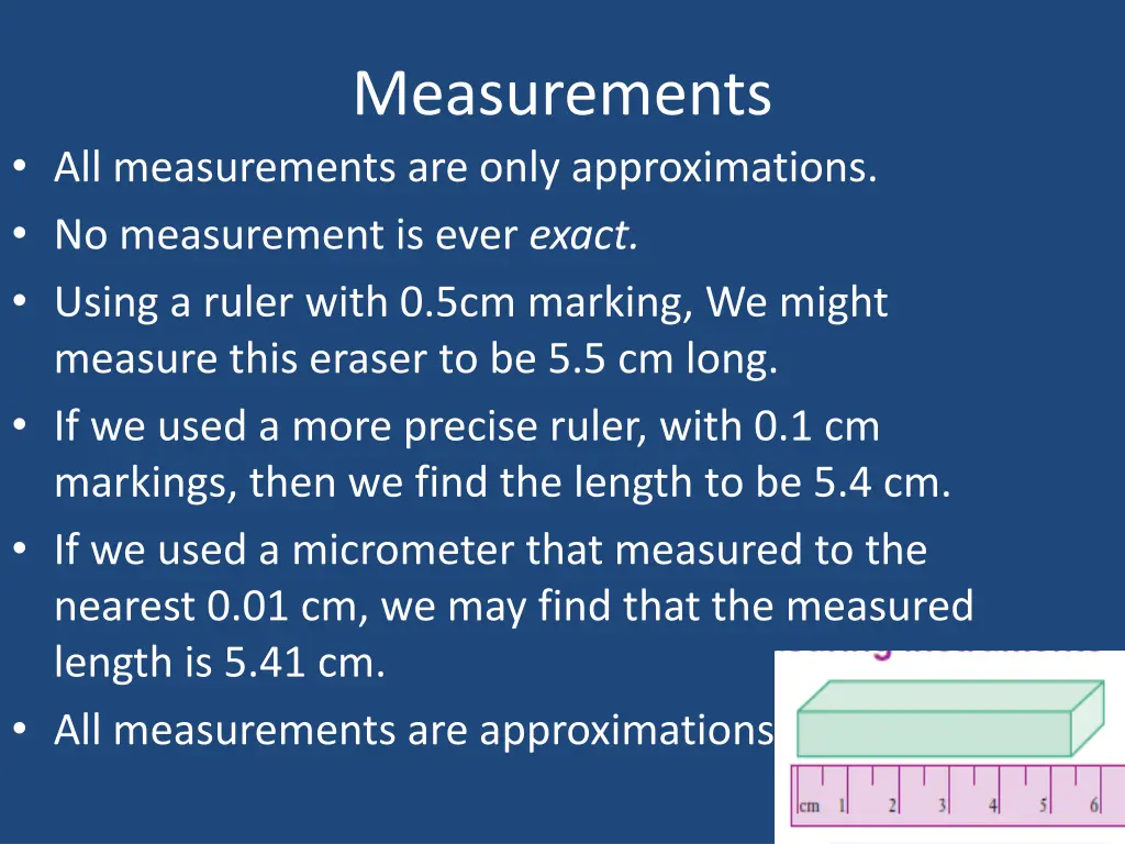 measurements