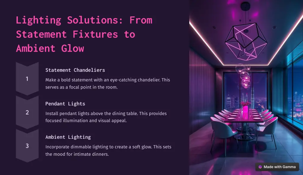 lighting solutions from statement fixtures