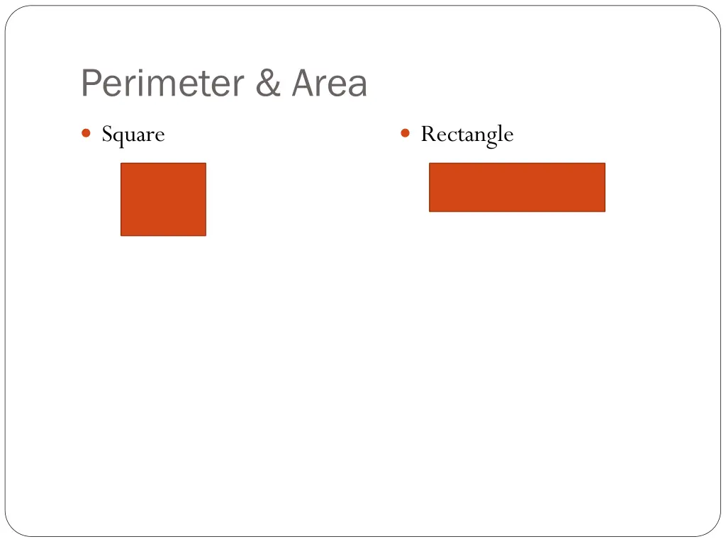 perimeter area