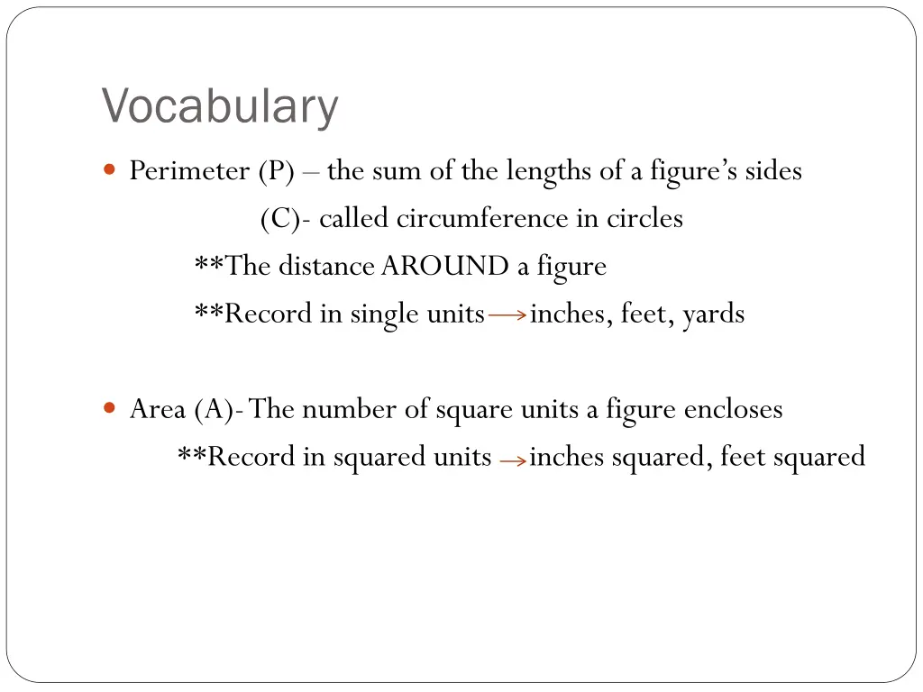 vocabulary