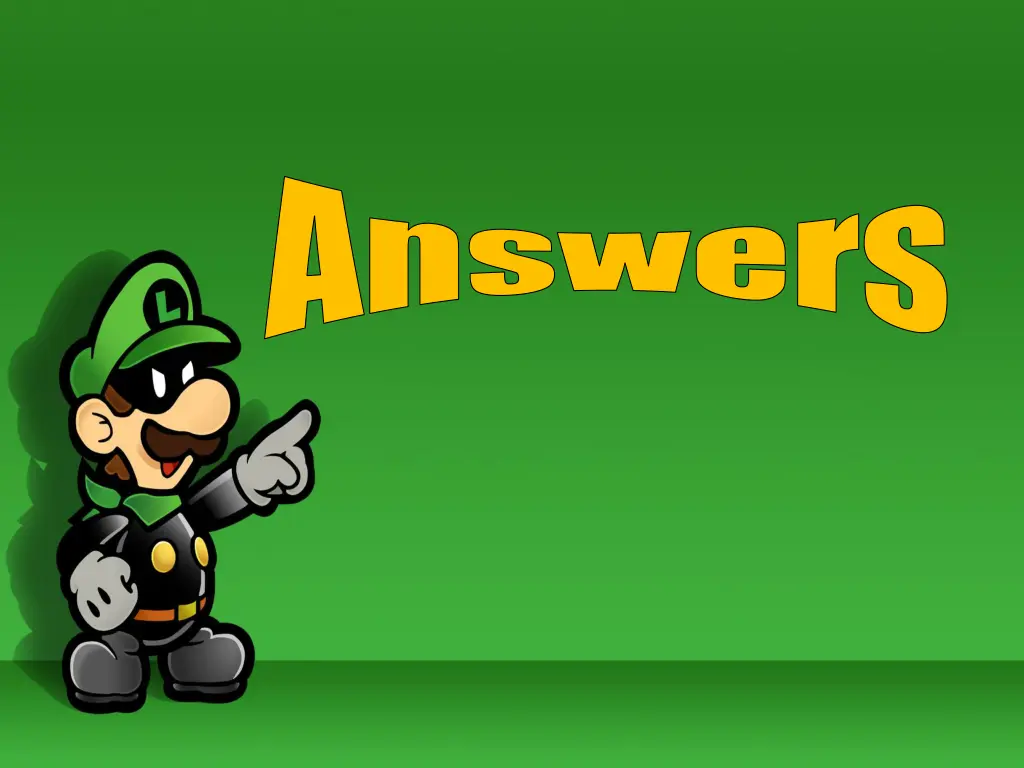 answers