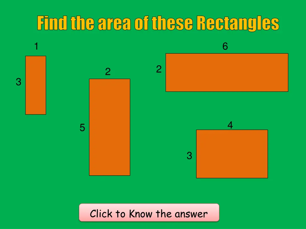 find the area of these rectangles