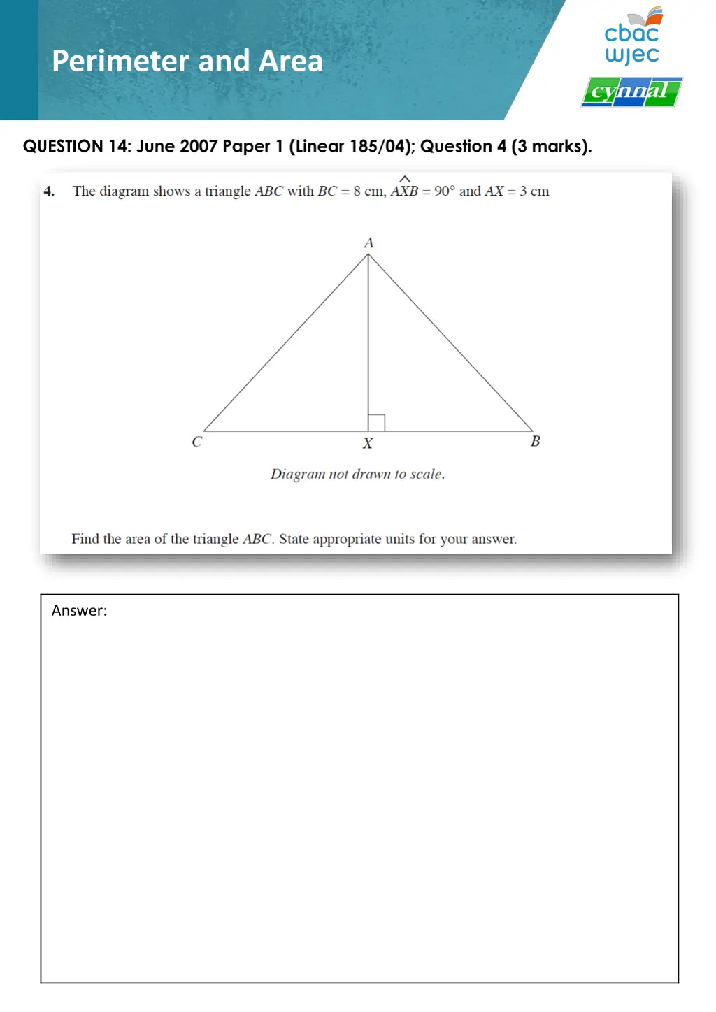 perimeter and area 14