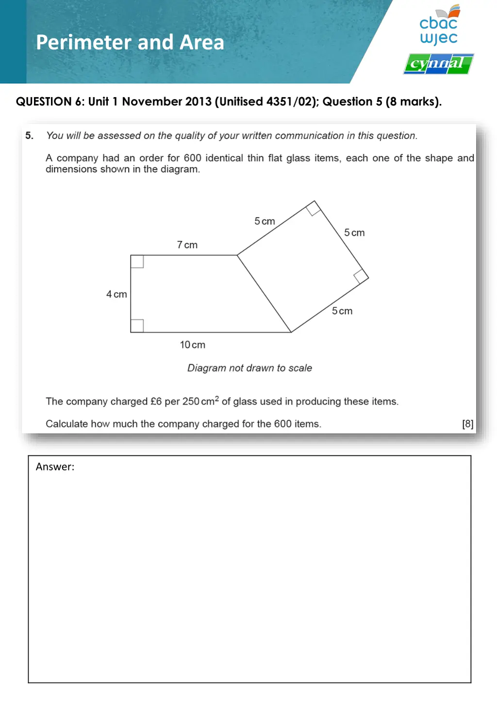 perimeter and area 6