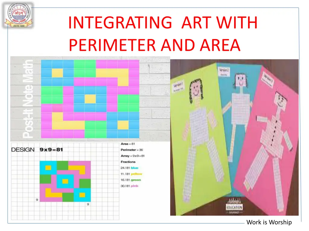 integrating art with perimeter and area