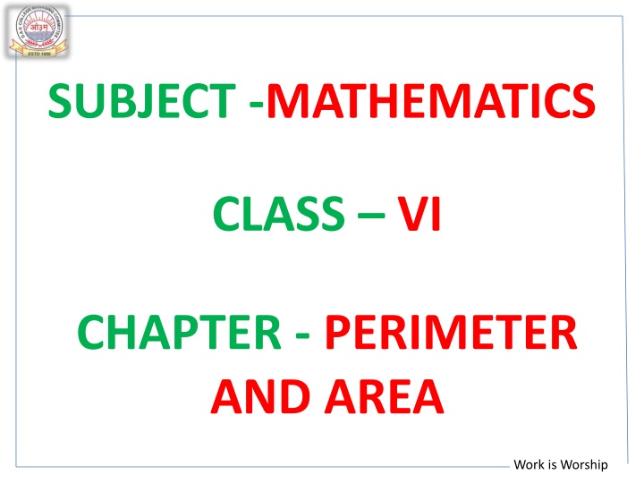 subject mathematics