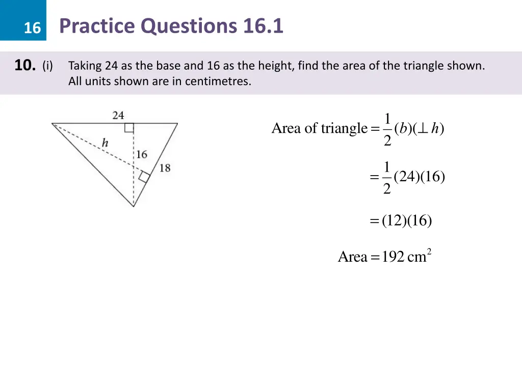 16 practice questions 16 1 19