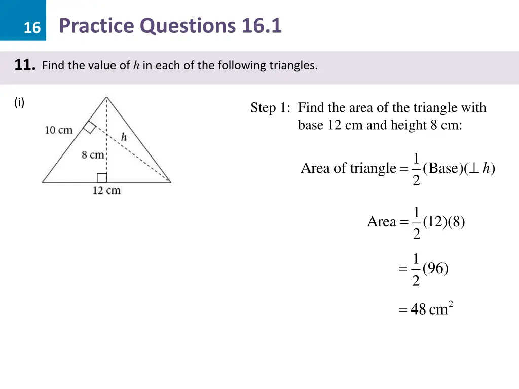 16 practice questions 16 1 23