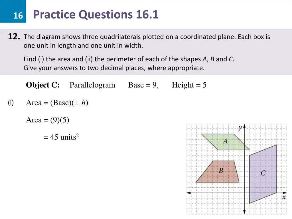 16 practice questions 16 1 32