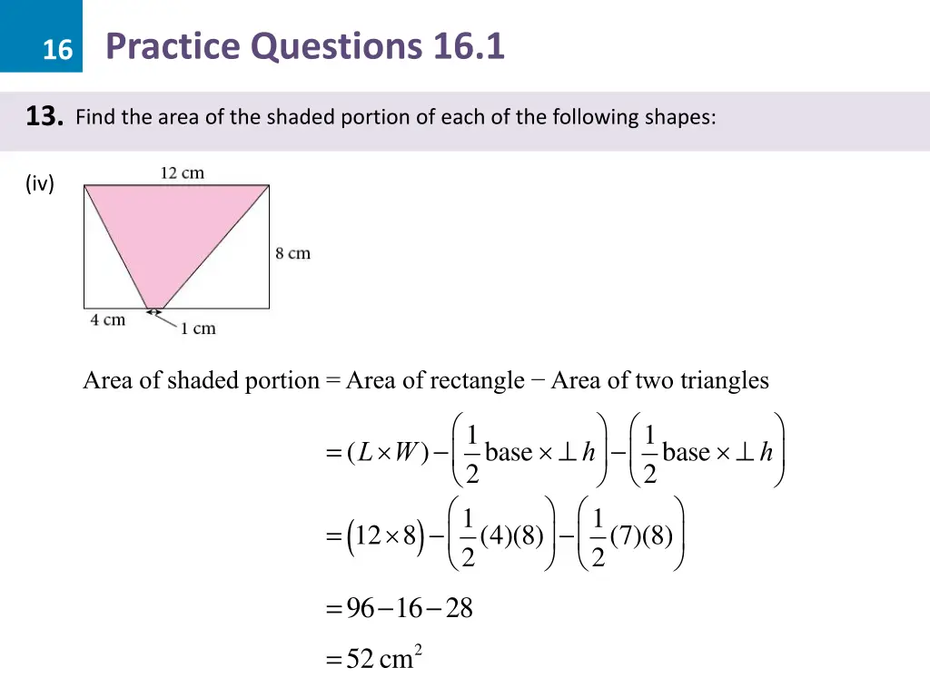 16 practice questions 16 1 38