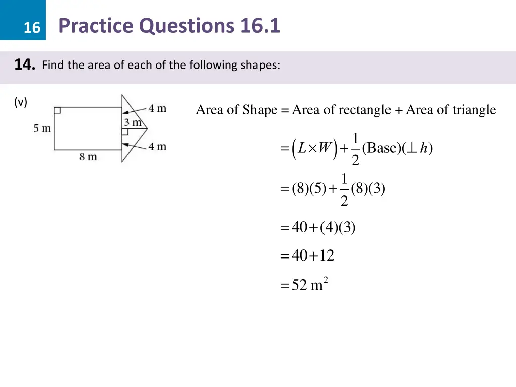 16 practice questions 16 1 43