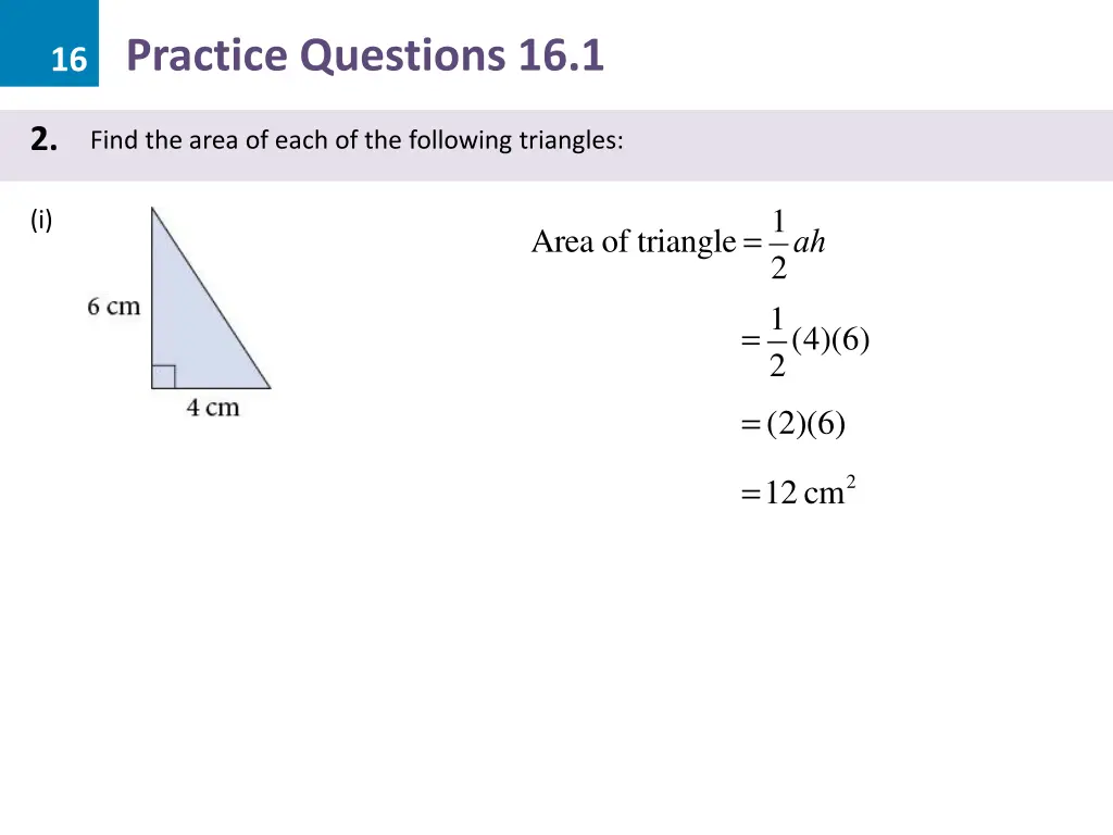 16 practice questions 16 1 5