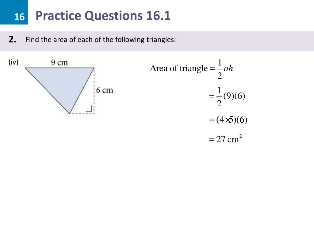 16 practice questions 16 1 8