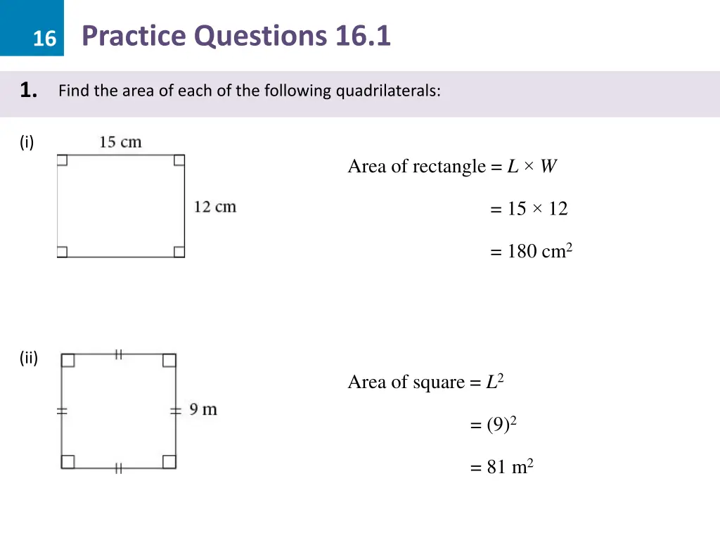 16 practice questions 16 1