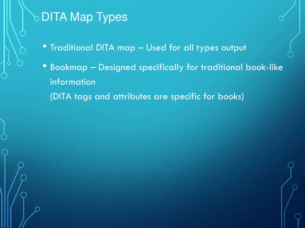 dita map types