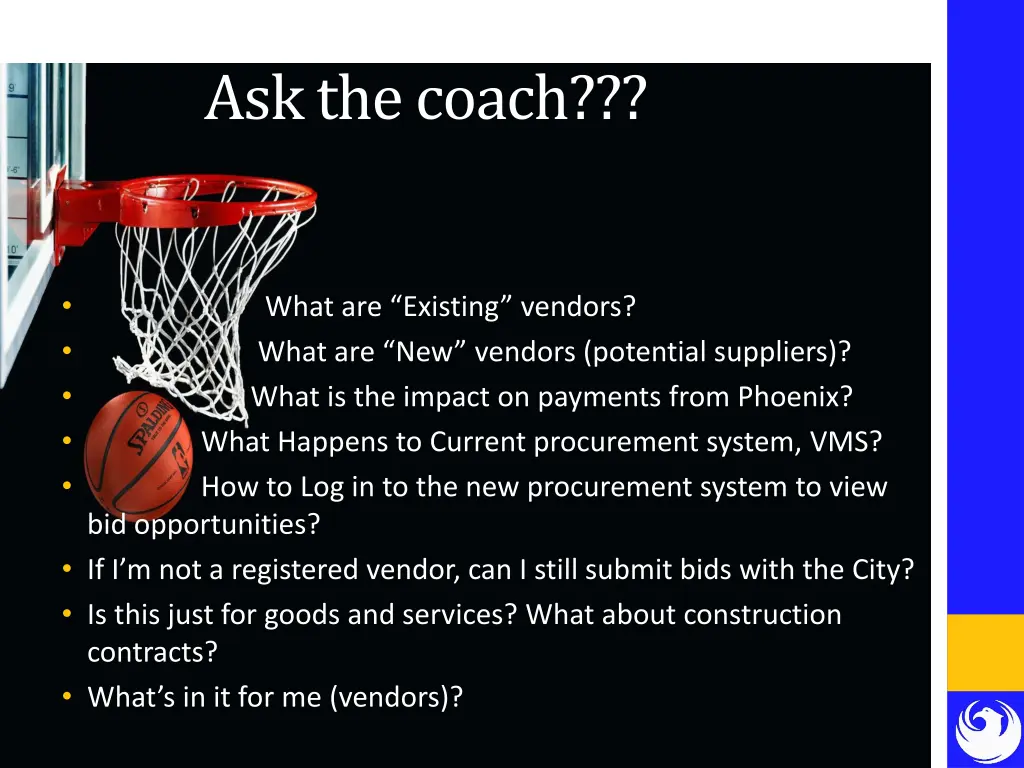ask the coach