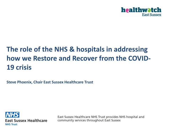 the role of the nhs hospitals in addressing