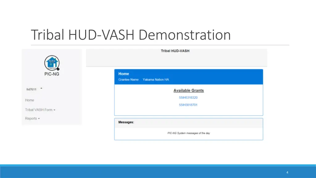 tribal hud vash demonstration