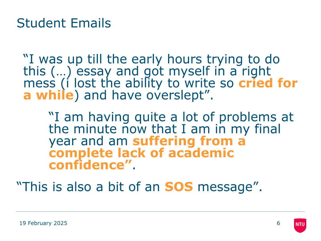 student emails