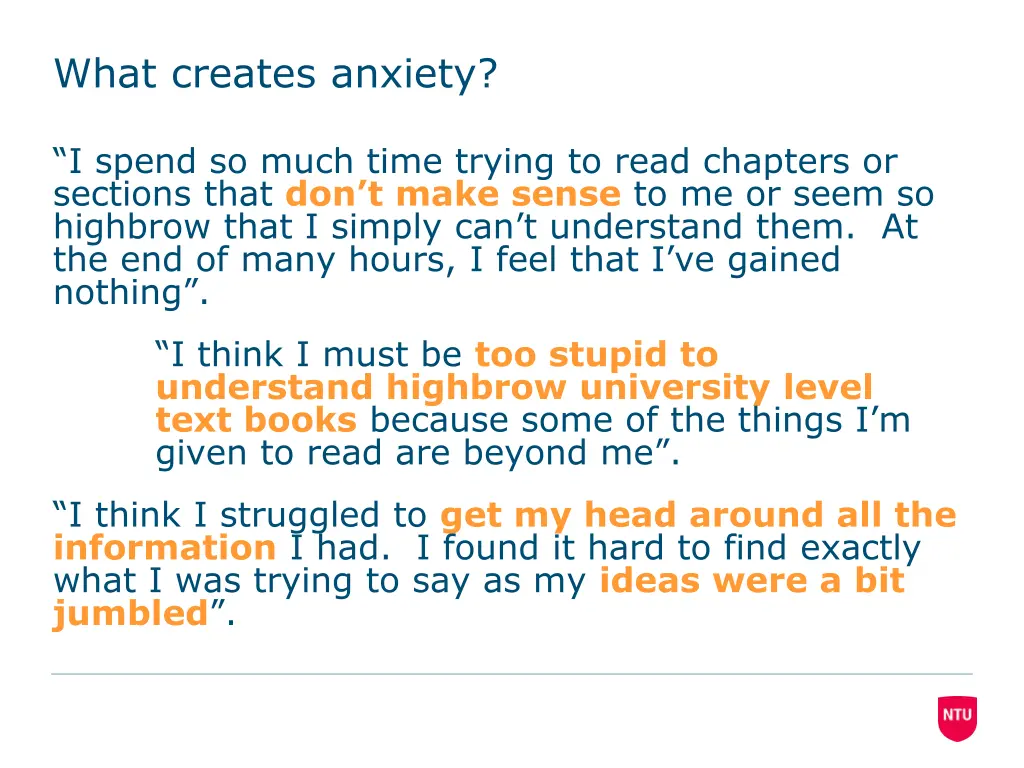 what creates anxiety