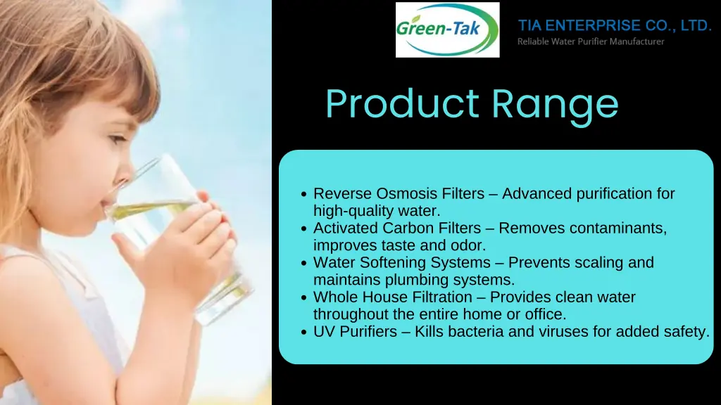 product range