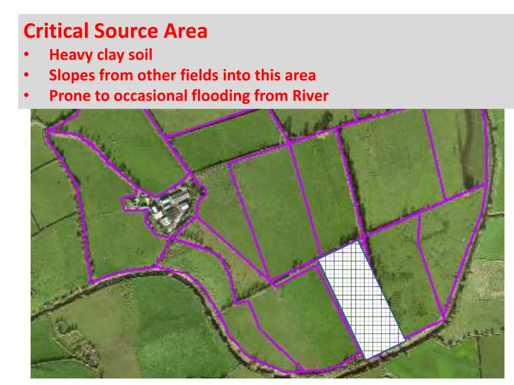 critical source area heavy clay soil slopes from