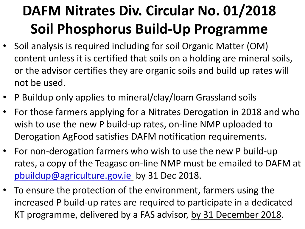 dafm nitrates div circular no 01 2018 soil