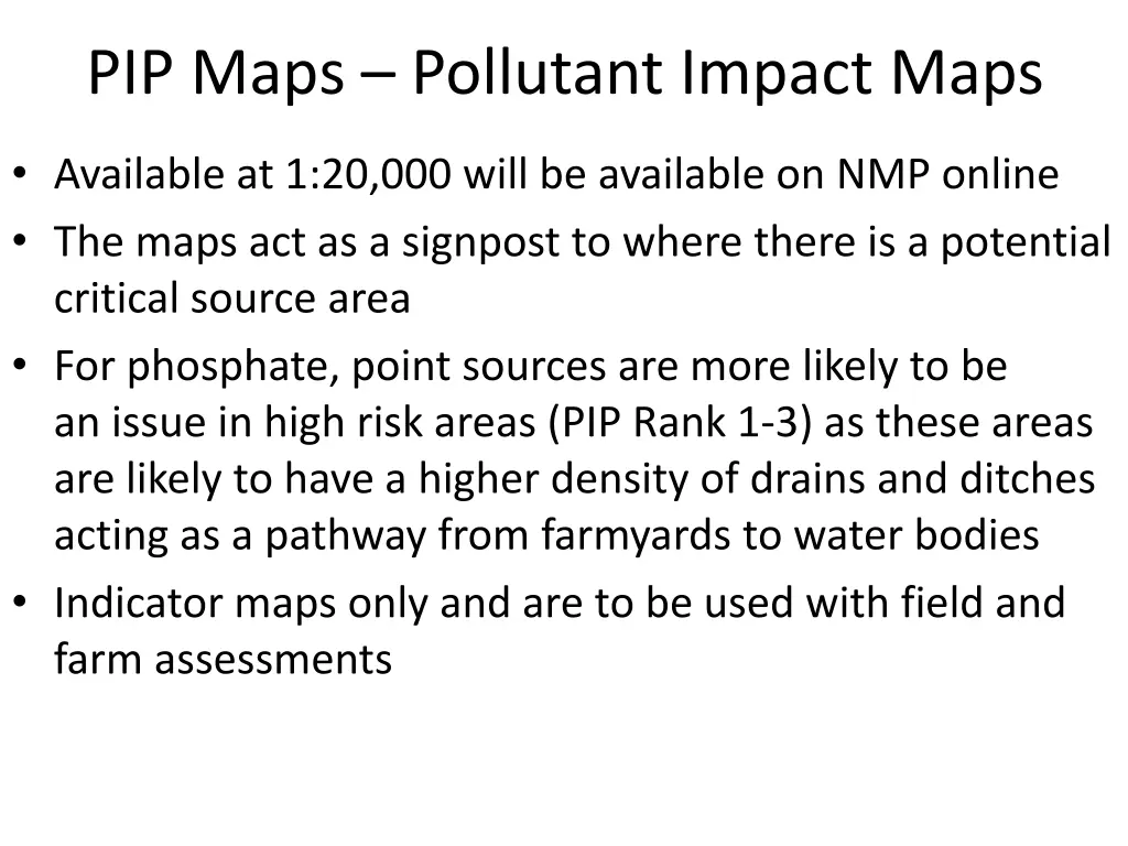 pip maps pollutant impact maps 1