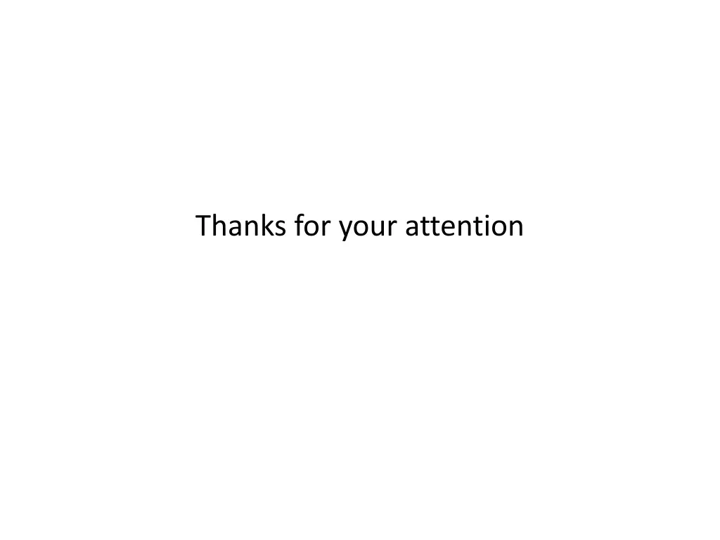 thanks for your attention