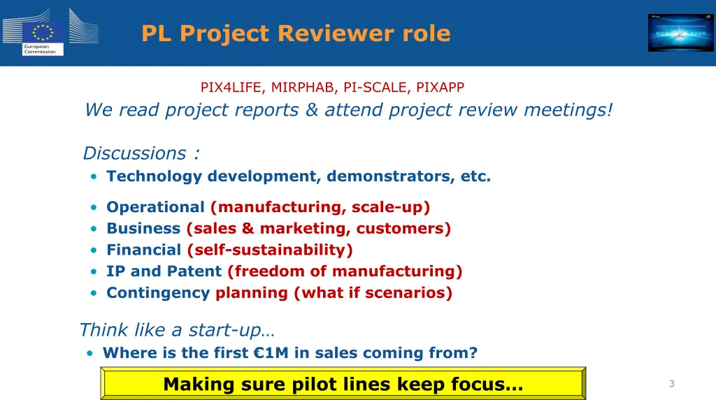 pl project reviewer role