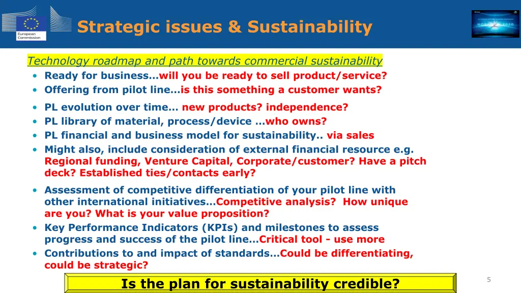 strategic issues sustainability